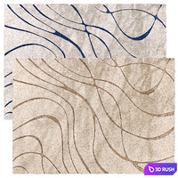 Carpet Shag Florida 471 Rug by Safavieh (2 colors) 3D Model Corona