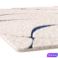 Carpet Shag Florida 471 Rug by Safavieh (2 colors) 3D Model Corona