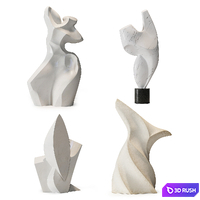 Sculptures 43 3D Model Vray, Corona