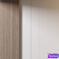 Wall Panel | 18 3D Model Vray, Corona