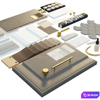Moodboard #1 3D Model Corona