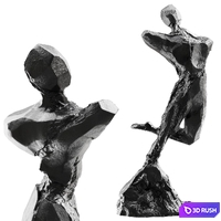Sculpture Abstract human 01 3D Model Corona