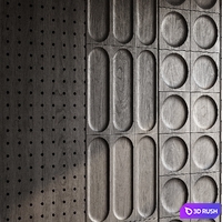Headboard 3d Wall Panel 26 3D Model Corona