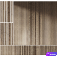 Decorative panels set 01 3D Model Corona