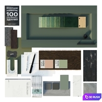 Moodboard #2 3D Model Corona