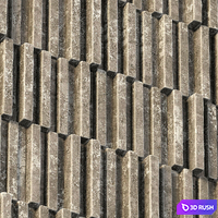 Stone decor N38 3D Model Vray, Corona