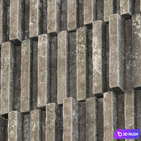 Stone decor N38 3D Model Vray, Corona