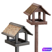 Bird feeders 3D Model Corona