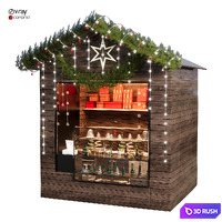 Christmas shop 07 3D Model Vray, Corona