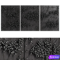 Wall decor 74 3D Model Vray, Corona