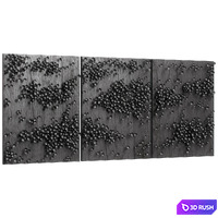 Wall decor 74 3D Model Vray, Corona