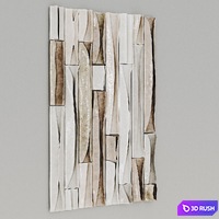 Set of two ceramic panels 3D Model Vray, Corona