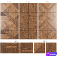 Ais Design wall panels 3D Model Vray