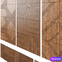 Ais Design wall panels 3D Model Vray