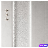 Wall panel No. 28 3D Model Vray, Corona