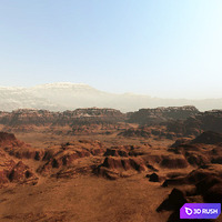 Canyon land n12 3D Model Vray