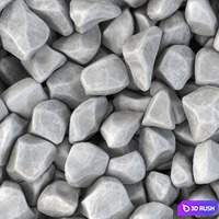 Gravel n3 3D Model Vray