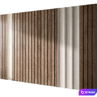 Wall 3d panel 30 3D Model Vray, Corona