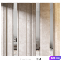 Wall Panel | 23 3D Model Vray, Corona