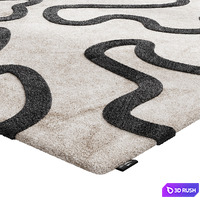 Rug Keith Beige | Red by Benuta 3D Model Corona