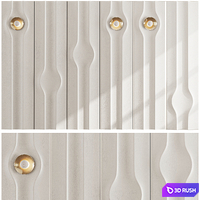 Headboard 3d Wall Panel set 05