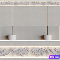 Decorative wall 3D panel 015