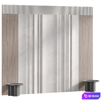 Wall panel 5 3D Model Vray, Corona
