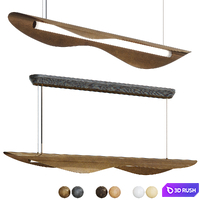 David Shaw X Nightworks Duet - Large Pendant Light 3D Model Vray, Corona