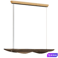 David Shaw X Nightworks Duet - Large Pendant Light 3D Model Vray, Corona