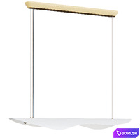 David Shaw X Nightworks Duet - Large Pendant Light 3D Model Vray, Corona