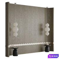 Headboard 014 3D Model Corona