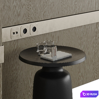 Headboard 014 3D Model Corona