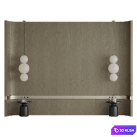 Headboard 014 3D Model Corona