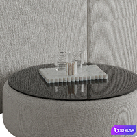 Headboard 015 3D Model Corona