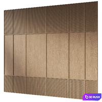 Wall panel RJ Easy Design 01 3D Model Vray, Corona