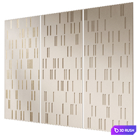 Wall panel RJ Easy Design 03 3D Model Vray, Corona