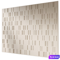 Wall panel RJ Easy Design 03 3D Model Vray, Corona