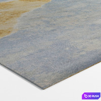 Fcade Hand Knotted Rug 3D Model Corona