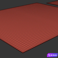 Fcade Hand Knotted Rug 3D Model Corona