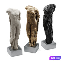 Aphrodite Venus Genetrix tall torso 3D Model Vray, Corona