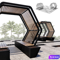 City Park 3D Model Corona