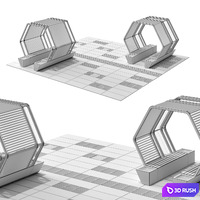City Park 3D Model Corona