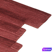 Stroke 1 carpet 3D Model Vray, Corona