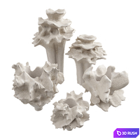 Coral art sculpture vases 3D Model Vray, Corona