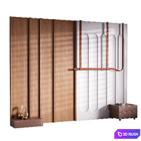 Decorative Wall panel 35 3D Model Corona