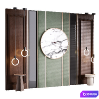 Decorative Wall panel 47 3D Model Corona
