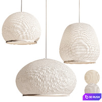 Vibia Knit Pendant Lamp 3D Model Corona
