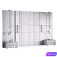 Decorative Wall panel 48 3D Model Corona