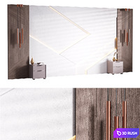 Decorative Wall panel 46 3D Model Corona