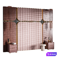 Decorative Wall panel 44 3D Model Corona